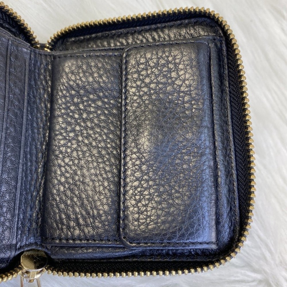 Michael Kors Small Black Saffiano Leather Continental Travel Zip Around Wallet - Picture 8 of 14
